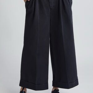 Free People After Love Roll Cuff Wide Leg Pants